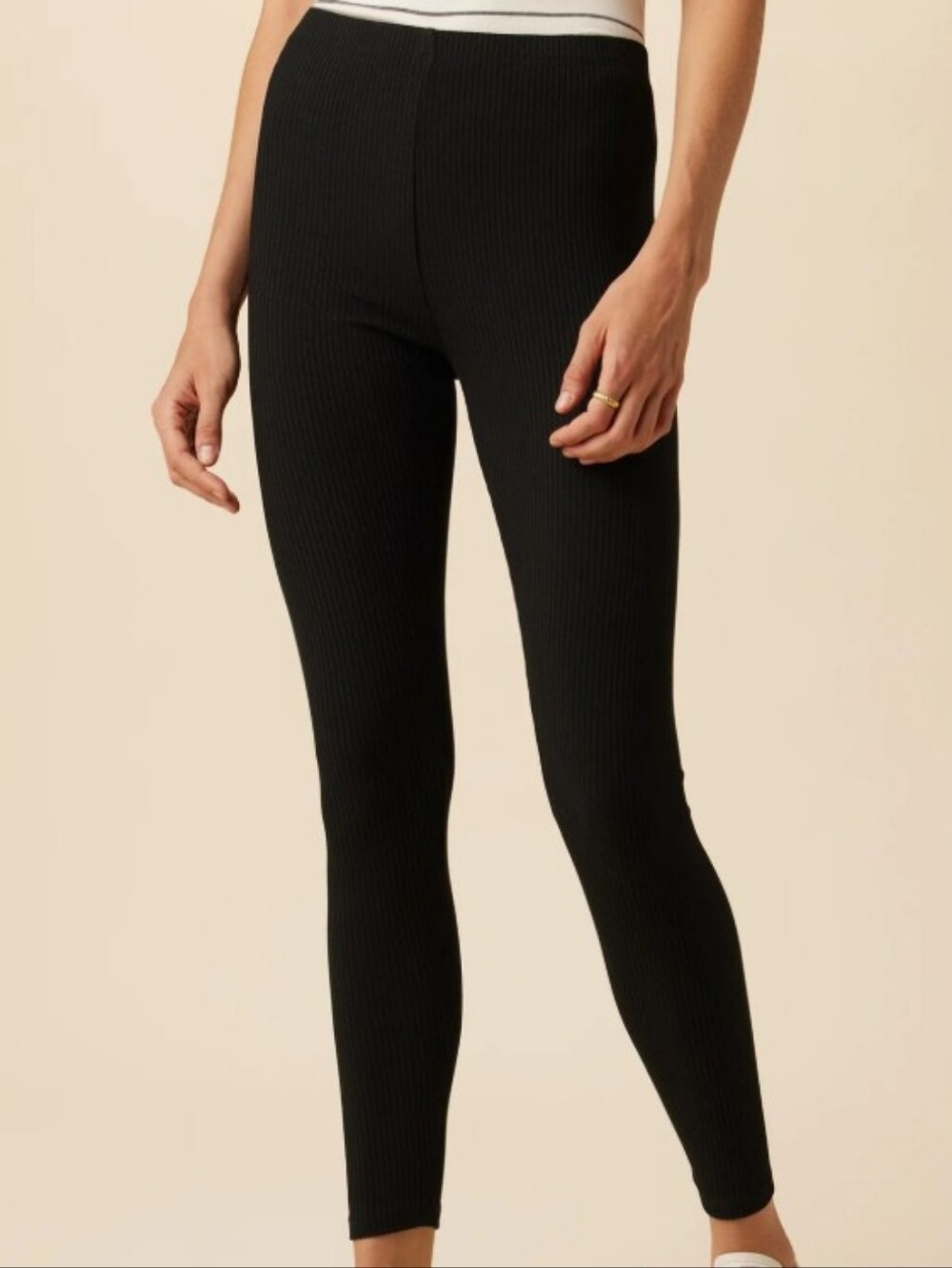 Amour Vert Magda Paris Rib Premium & Eco-friendly Leggings